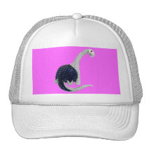 Diamond and Emerald Dinosaur Mesh Hats