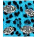 diamond and leopard scene t-shirts
