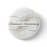 Diamond anniversary button