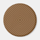 diamond brown abstract fridge magnet