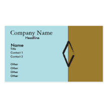 Diamond centre business card templates