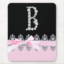 Diamond Delilah: Initial B Mouse Pads
