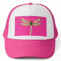 Diamond Emeralds and Gold Dragonfly