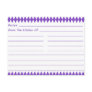 Diamond Explosion Blank Recipe Cards
