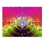 Diamond Fractal Postcards