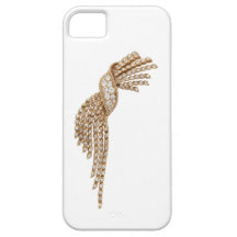Diamond Gold Tassel iPhone 5 case