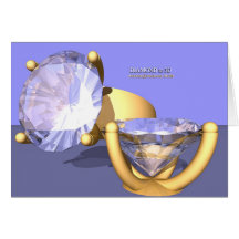 Diamond in 3D II (card)