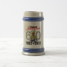 Diamond Jubilee 1952-2012 Stein Coffee Mugs