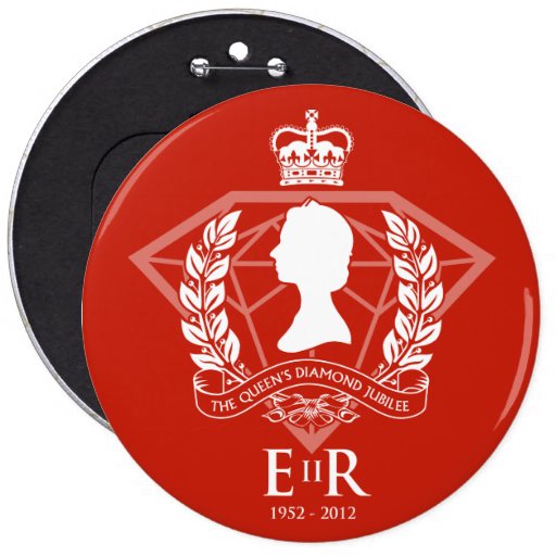 Diamond Jubilee Commemorative Button