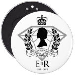Diamond Jubilee Commemorative Button