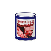 Diamond Jubilee commemorative mug