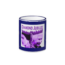 Diamond Jubilee commemorative mug