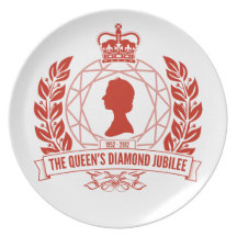 Diamond Jubilee Commemorative Plate [Facet]