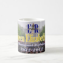 Diamond Jubilee commemorative siteseeing mug