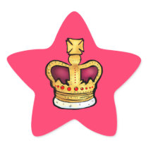 Diamond Jubilee Crown gorgeous drawing Sticker
