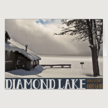 Diamond Lake Winter Marina - No Text cards
