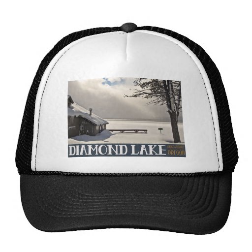 Diamond Lake Winter Marina - No Text Hat