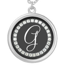 Diamond monogram G Necklace