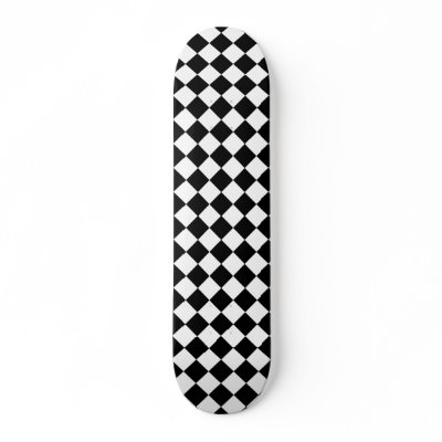 Diamond Pattern Skate Deck by Artamatik