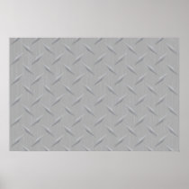 Diamond Plate Metal Print