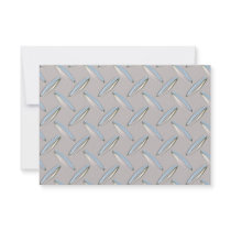 Diamond Plate Metallic Invitations