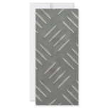 Diamond Plate Stainless Steel Textured Full Color Rack Card