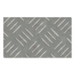 Diamond Plate Stainless Steel Textured Rectangle Stickers
