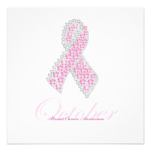 Diamond Ribbon Invitation Square