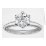 Diamond Ring Bling Clipart Card