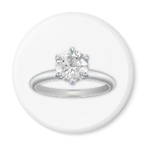 Diamond Ring Bling Clipart Graphic Refrigerator Magnets