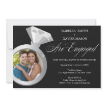 Diamond Ring Engagement Party Invite (Photo)