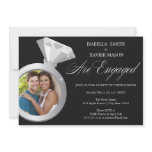 Diamond Ring Engagement Party Invite (Photo) invitations