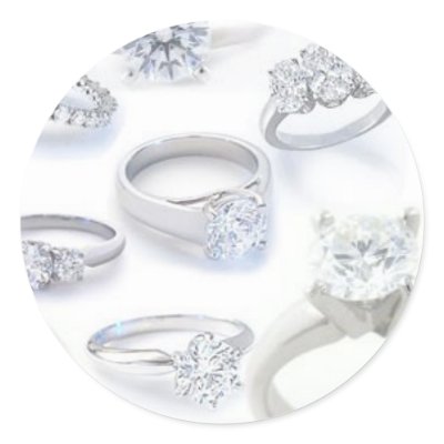 Diamond Rings Stickers by elysee29