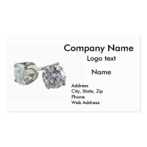 Diamond Stud Business Card