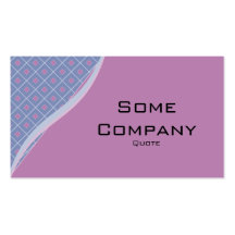 Diamond Waves Collection (Blue) Business Card Template