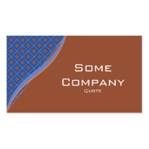 Diamond Waves Collection (Blue) Business Card