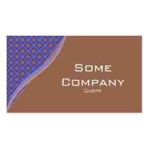 Diamond Waves Collection (Blue) Business Card Template