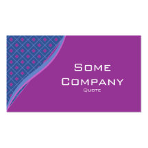 Diamond Waves Collection (Blue) Business Cards