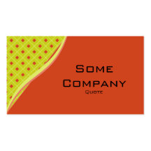 Diamond Waves Collection (Green) Business Card