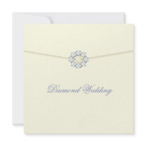 Diamond Wedding Anniversary with Diamond Broach
