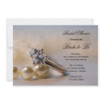 Diamonds and Pearls Bridal Shower Invitation