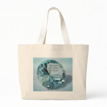 diamonds are a girls best friend canvas bag