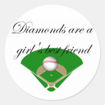 Diamonds are a girl's best friend T-shirts Stickers