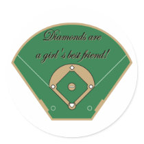 Diamonds Girl's best friend Sticker