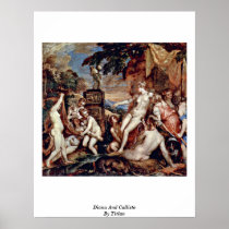 Diana And Callisto By Titian Posters