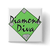 Diand Diva/ Softball Pin