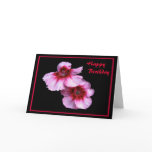 Dianthus Birthday Card