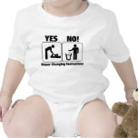 Diaper Changing Instructions T-shirt