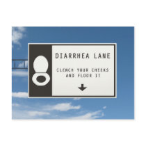 DIARRHEA LANE postcards
