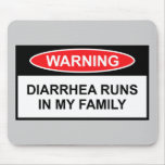 Diarrhea slogan mouse pads